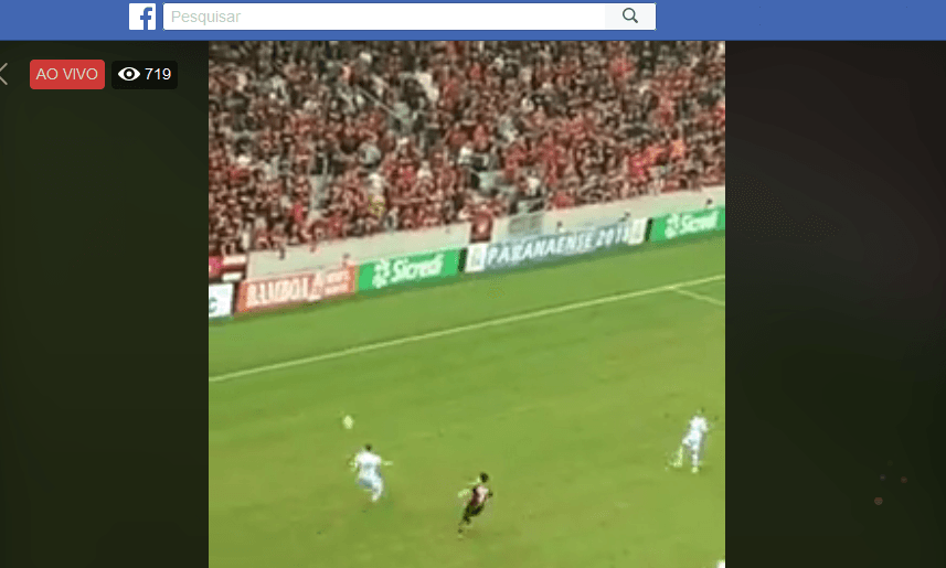 Torcedor faz transmissão pirata ao vivo de Atlético e Londrina pelo Facebook