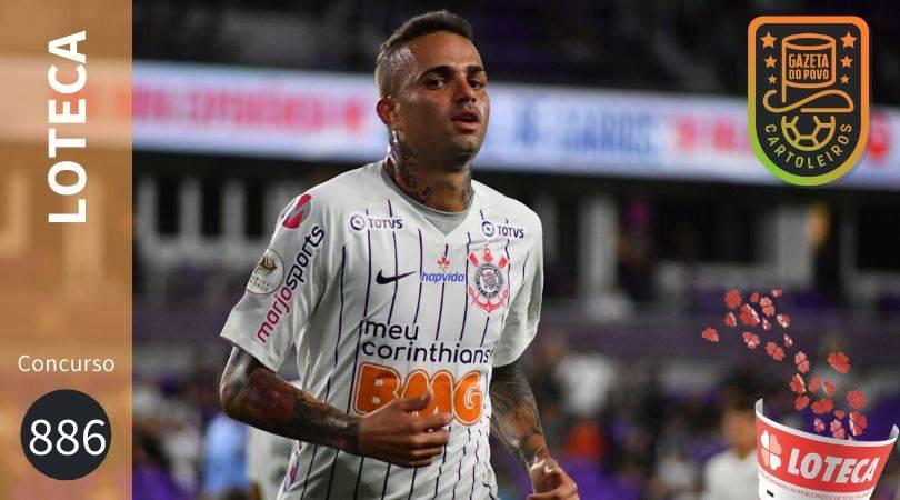 Jogo do Corinthians, de Luan, é um dos destaques do concurso 886 da Loteca.