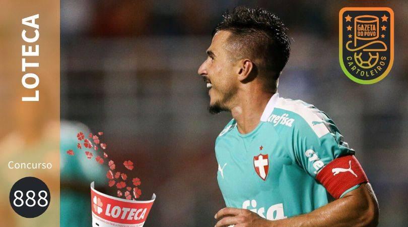 Jogo do Palmeiras é um dos destaques do concurso 888 da Loteca.