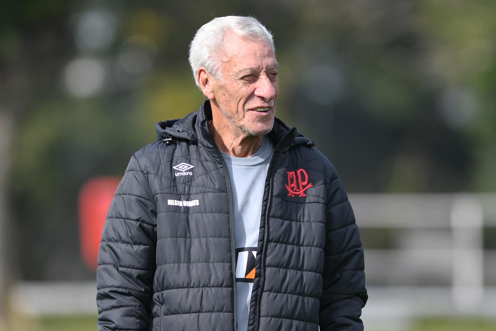 Nilson Borges, em foto no CT do Caju em 2019.