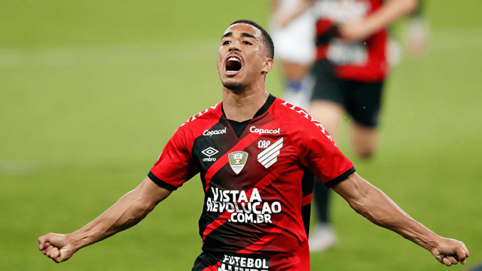 Christian comemora gol contra o Bahia no Brasileirão. Foto: Albari Rosa/Foto Digital/UmDois