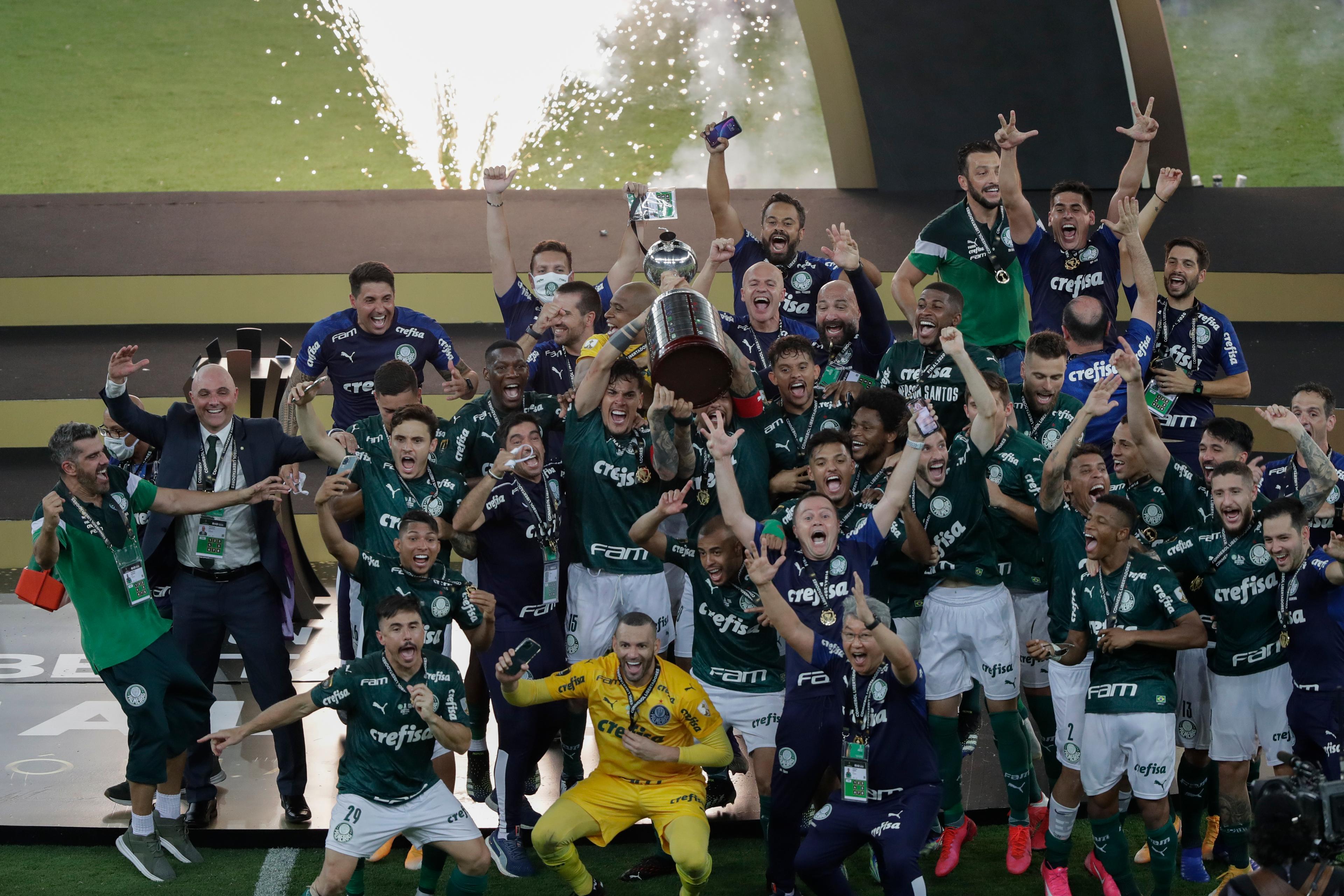 Palmeiras é campeão da Libertadores.