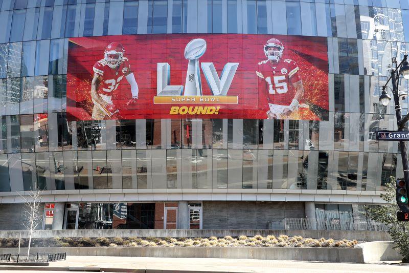 A casa do Super Bowl LV.