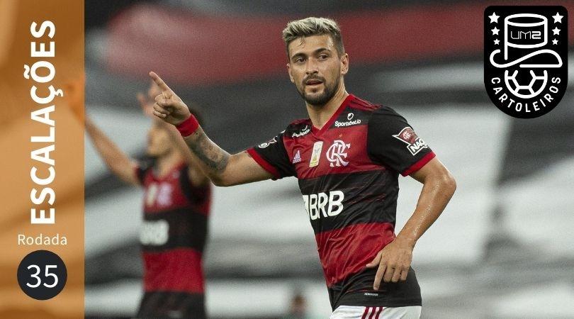 O meia Arrascaeta está entre os prováveis do Flamengo para a rodada 35 do Brasileirão.