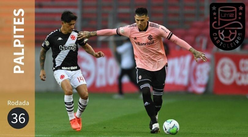 Vasco enfrenta o Inter na rodada 36 do Brasileirão.