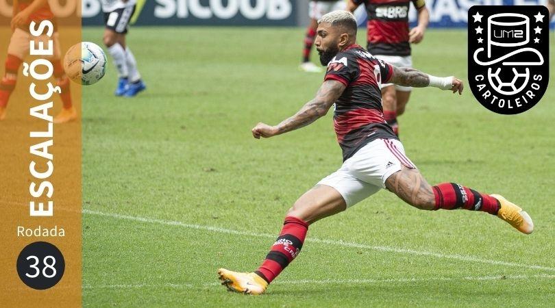 Confira as prováveis escalações de todos os times na 38ª rodada do Brasileirão