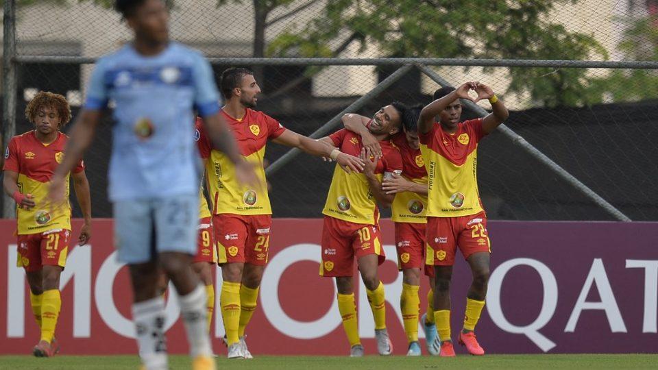  Aucas se classificou para a Sul-Americana após eliminar o Guayaquil (Foto: Rodrigo Buendia/AFP) 
