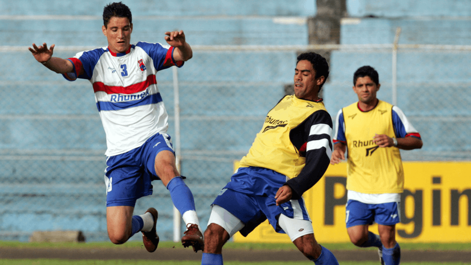 Thiago Neves e André Dias em treino no Paraná. Foto: Albari Rosa/Arquivo/Gazeta do Povo