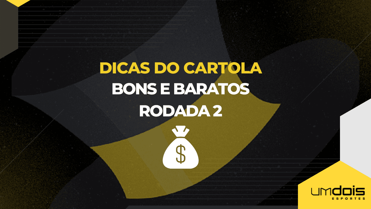 Apostas e uma sugestão de time bom e barato na 2ª rodada do Cartola FC