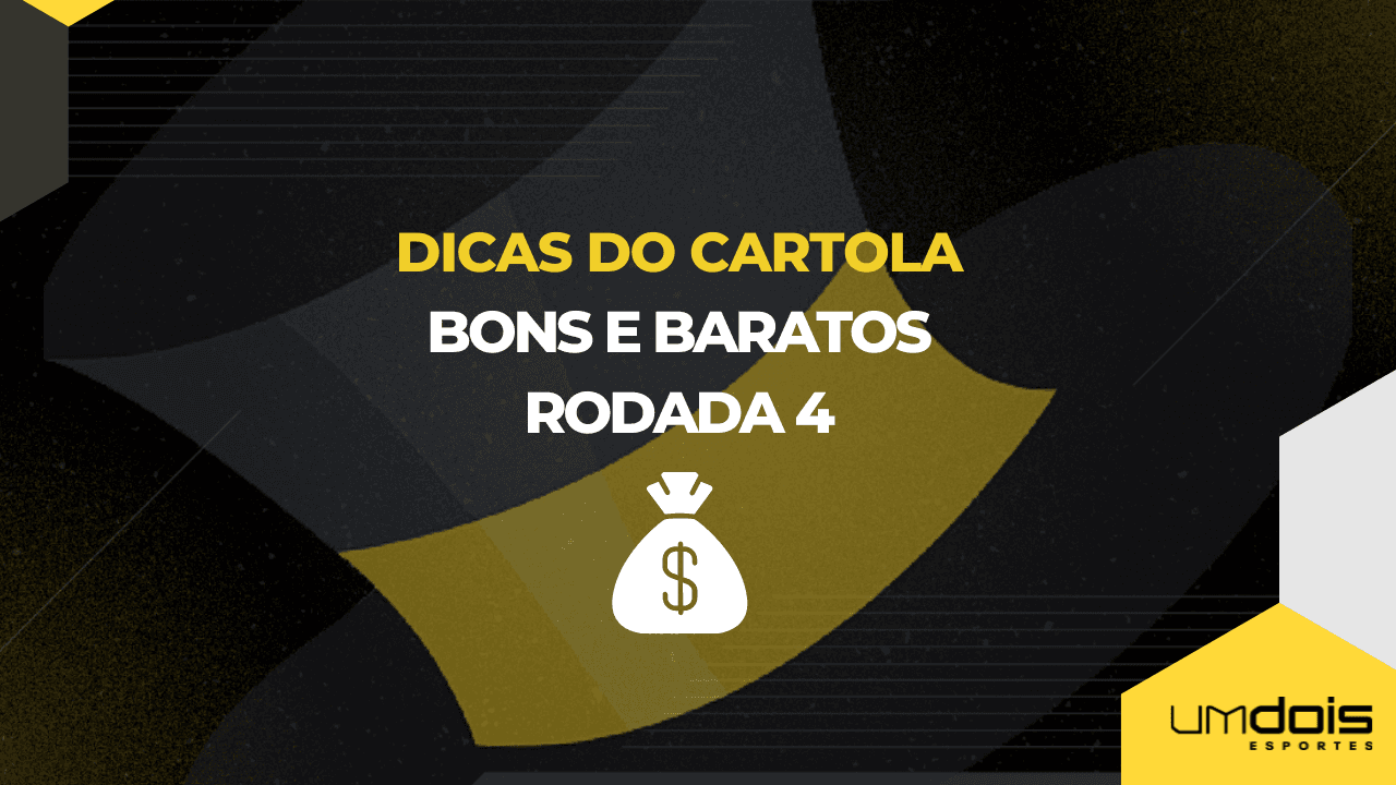 Apostas e uma sugestão de time bom e barato na 4ª rodada do Cartola FC