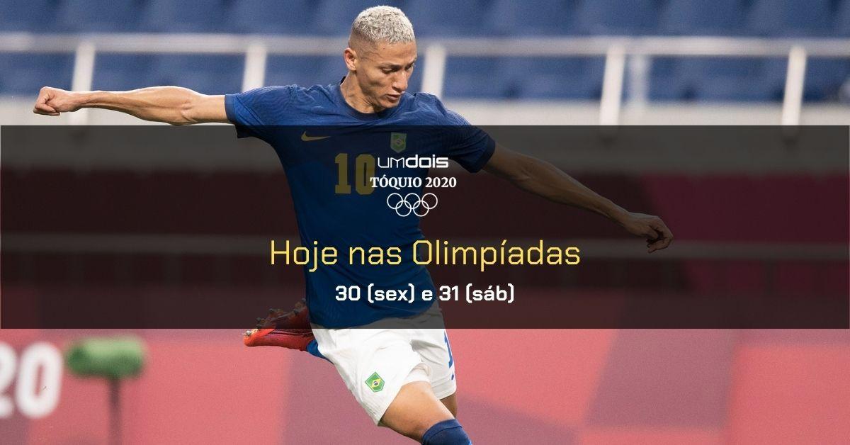 Programação da Olimpíada nesta sexta (30) e sábado (31); o que assistir, canais e horários
