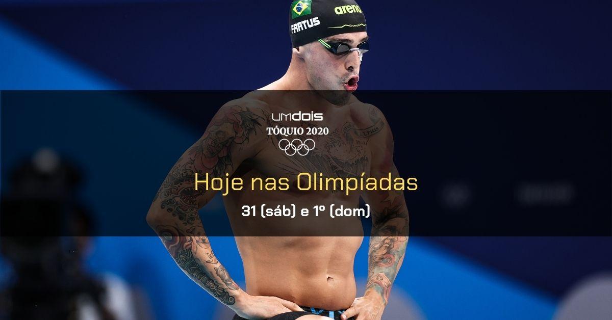 Programação da Olimpíada neste sábado (31) e domingo (1º); o que assistir, canais e horários
