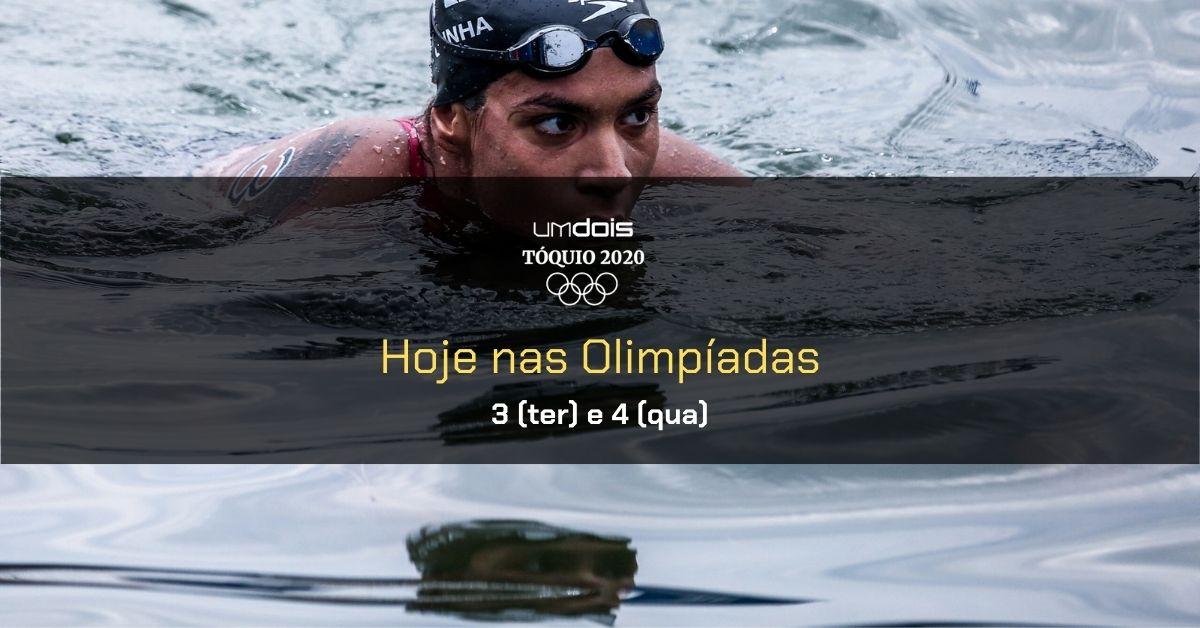 Programação da Olimpíada nesta terça (3) e quarta (4); o que assistir, canais e horários