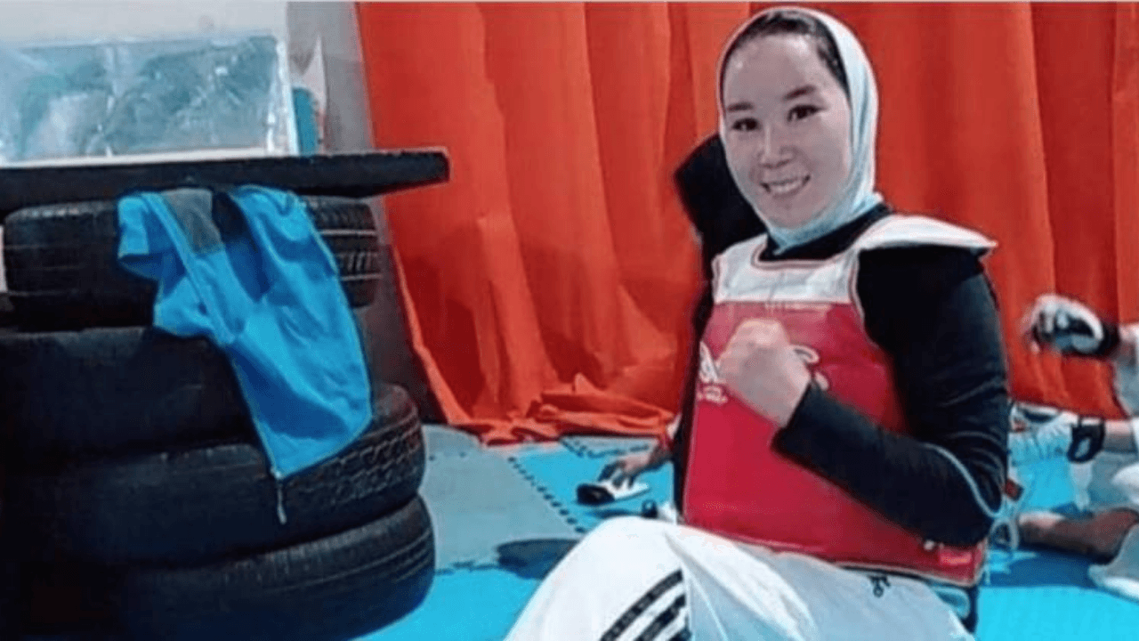 Zakia Khudadadi, atleta do Afeganistão