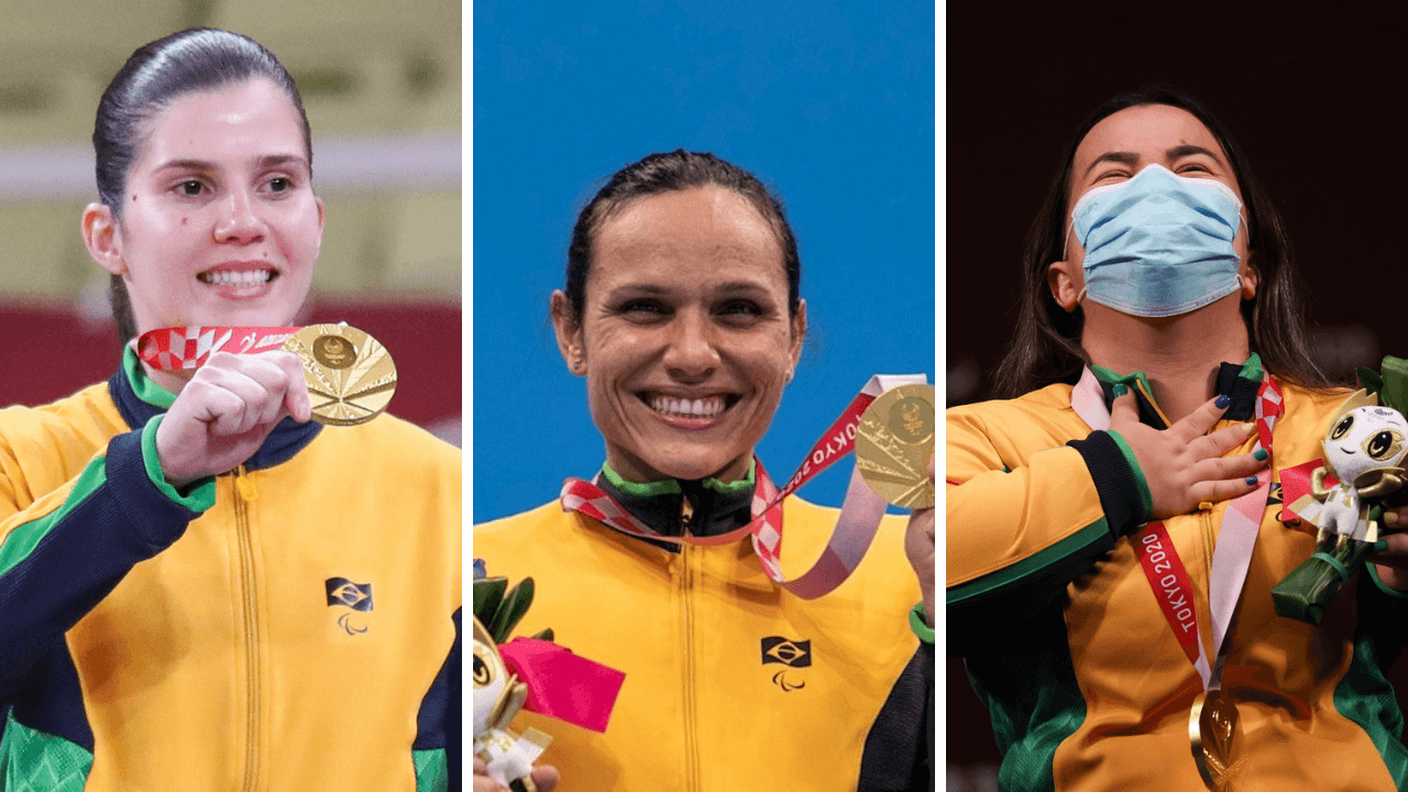 Mulheres mostram domínio na Paralímpiada e Brasil sobe no quadro de medalhas