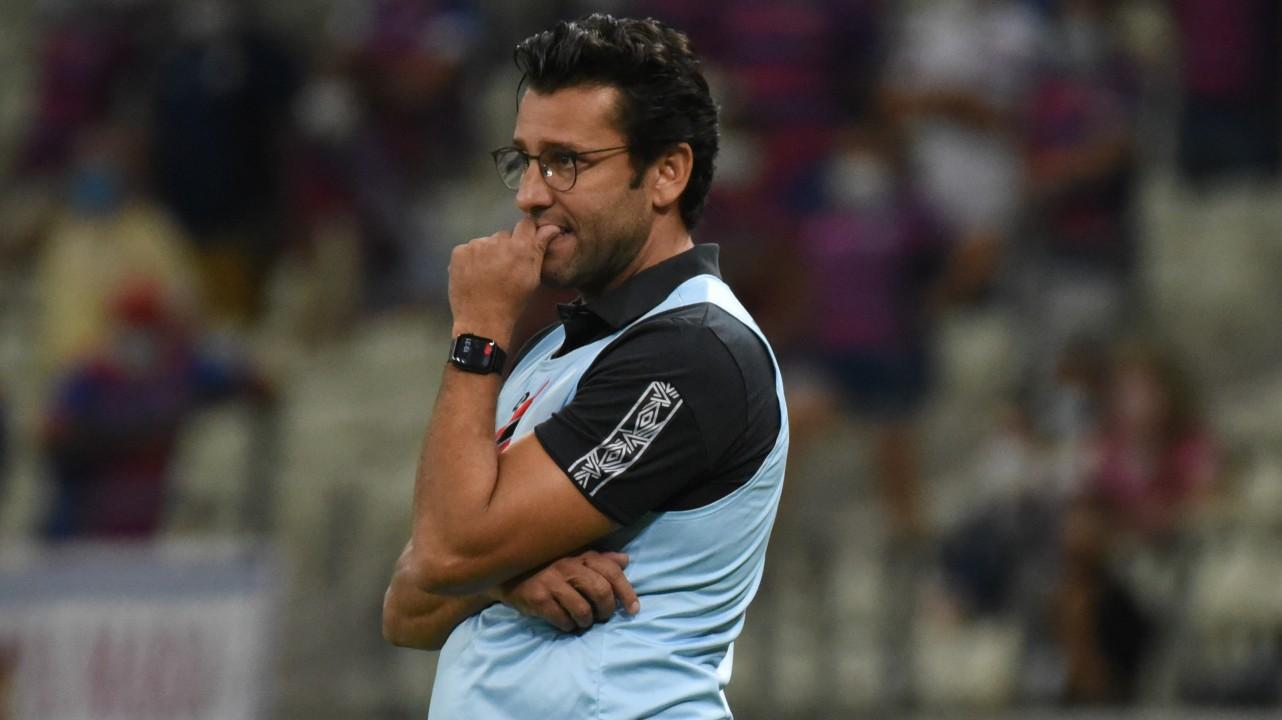 Alberto, durante o jogo contra o Fortaleza, no Castelão