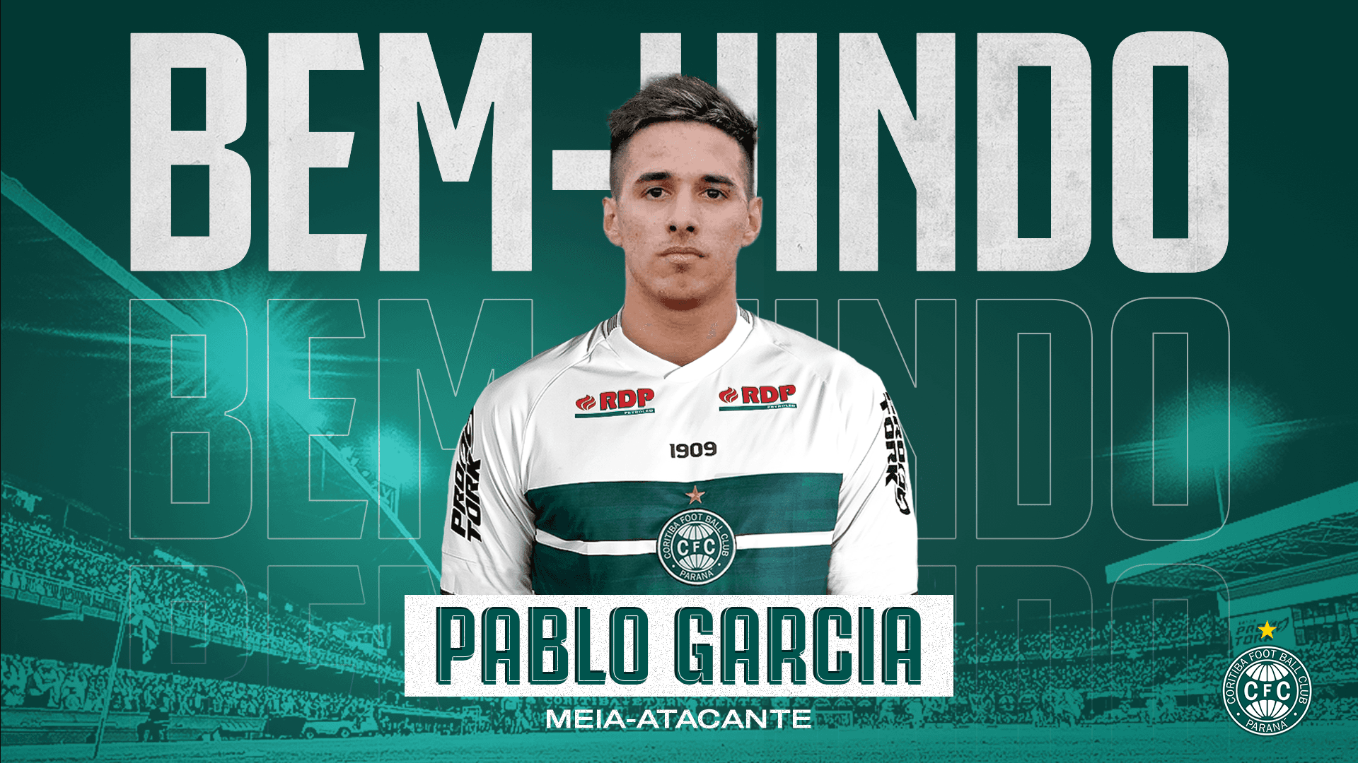 Pablo Garcia foi anunciado pelo Coxa.
