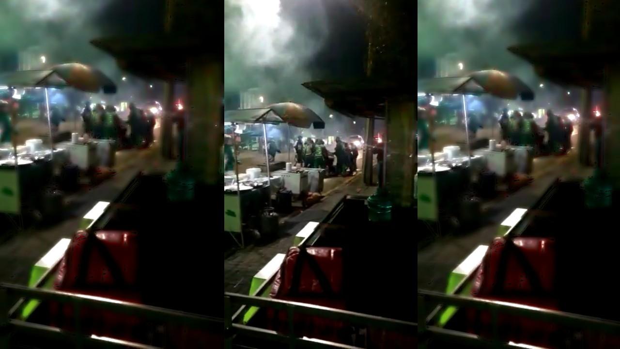 Briga foi generalizada no entorno do Couto Pereira.