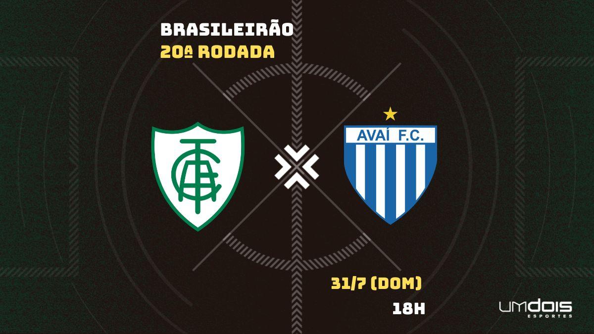 América-MG x Avaí: veja onde assistir ao vivo, horário, escalações e arbitragem