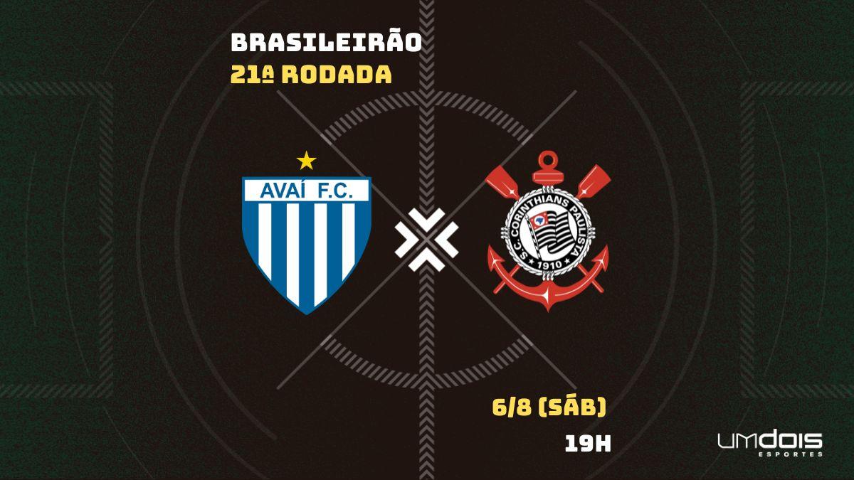Avaí x Corinthians: onde assistir ao vivo, horário, escalações e arbitragem