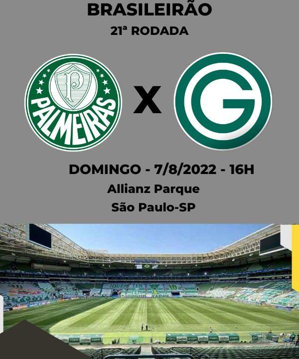 Goiás x Palmeiras ao vivo e online, onde assistir, que horas é, escalação e  mais do Brasileirão