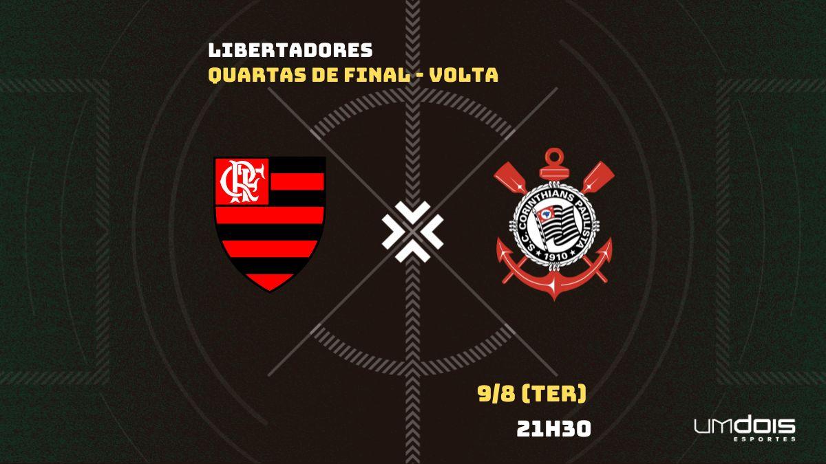Flamengo x Corinthians: veja onde assistir ao vivo, horário, escalações e arbitragem