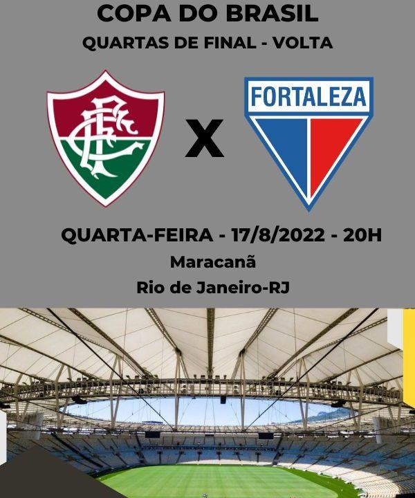 FLUMINENSE X FORTALEZA AO VIVO - QUARTAS DE FINAL DA COPA DO BRASIL DIRETO  DO CASTELÃO 