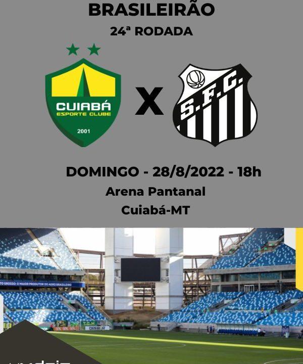 Santos x Cuiabá: onde assistir ao vivo ao jogo do Brasileirão