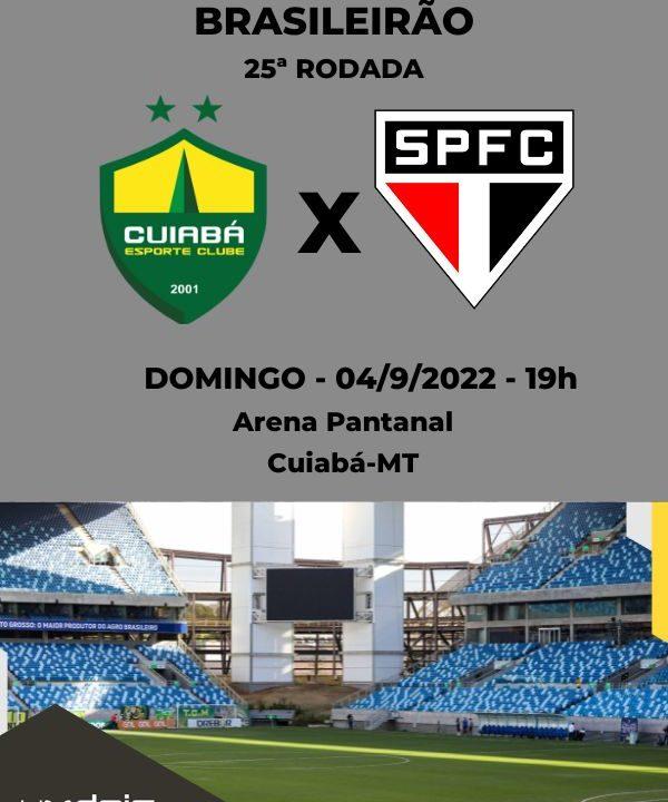 São Paulo x Cuiabá ao vivo: onde assistir ao jogo do Brasileirão