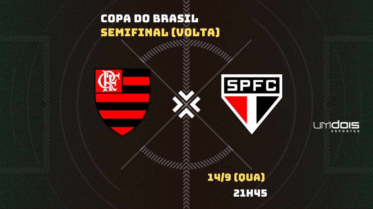 Flamengo x São Paulo: onde assistir, horário, escalações e arbitragem