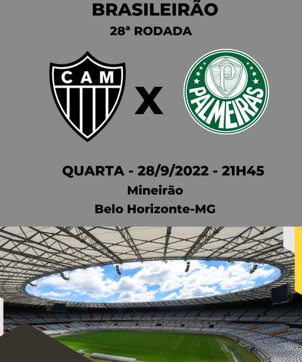 Atlético-MG x Palmeiras ao vivo: onde assistir ao jogo da