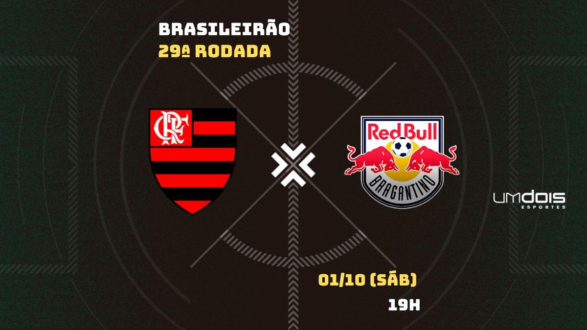 Flamengo x Bragantino: onde assistir ao vivo ao jogo do Brasileirão