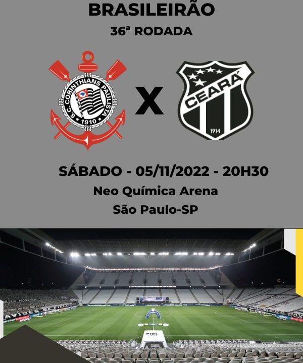 Onde assistir ao vivo a Corinthians x Ceará, pelo Brasileirão Série A 2021?