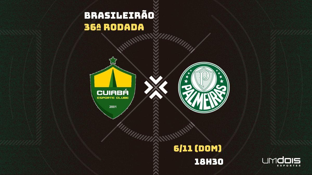 Onde assistir o jogo do Cuiabá x Palmeiras hoje, sábado, 19, pelo