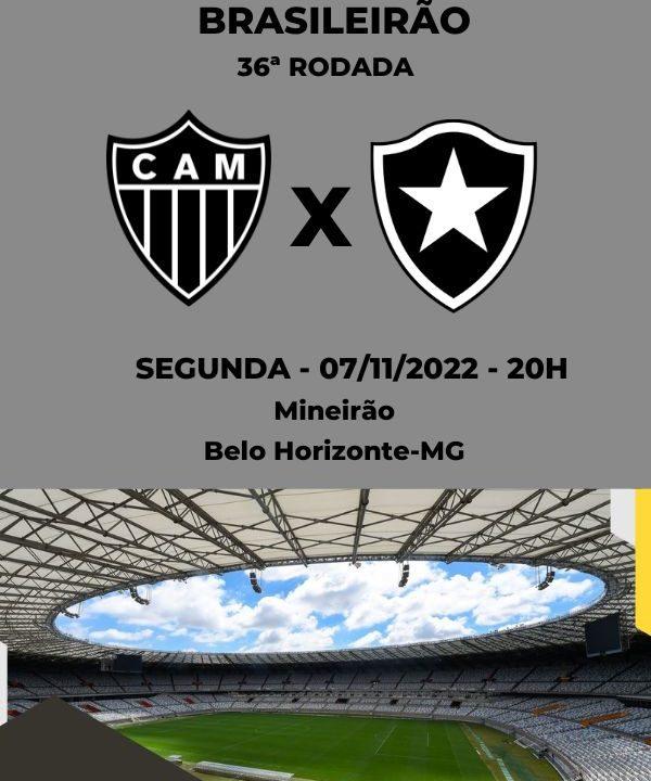 Atlético-MG x Botafogo ao vivo: como assistir online e transmissão na TV do  jogo do Brasileirão - Portal da Torcida