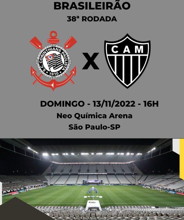 Transmissão Corinthians x Atlético-MG ao vivo: veja onde assistir