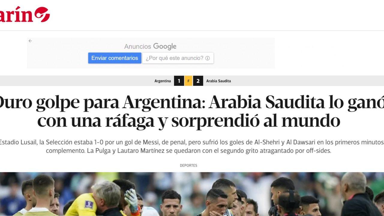 Capa do Clarín.