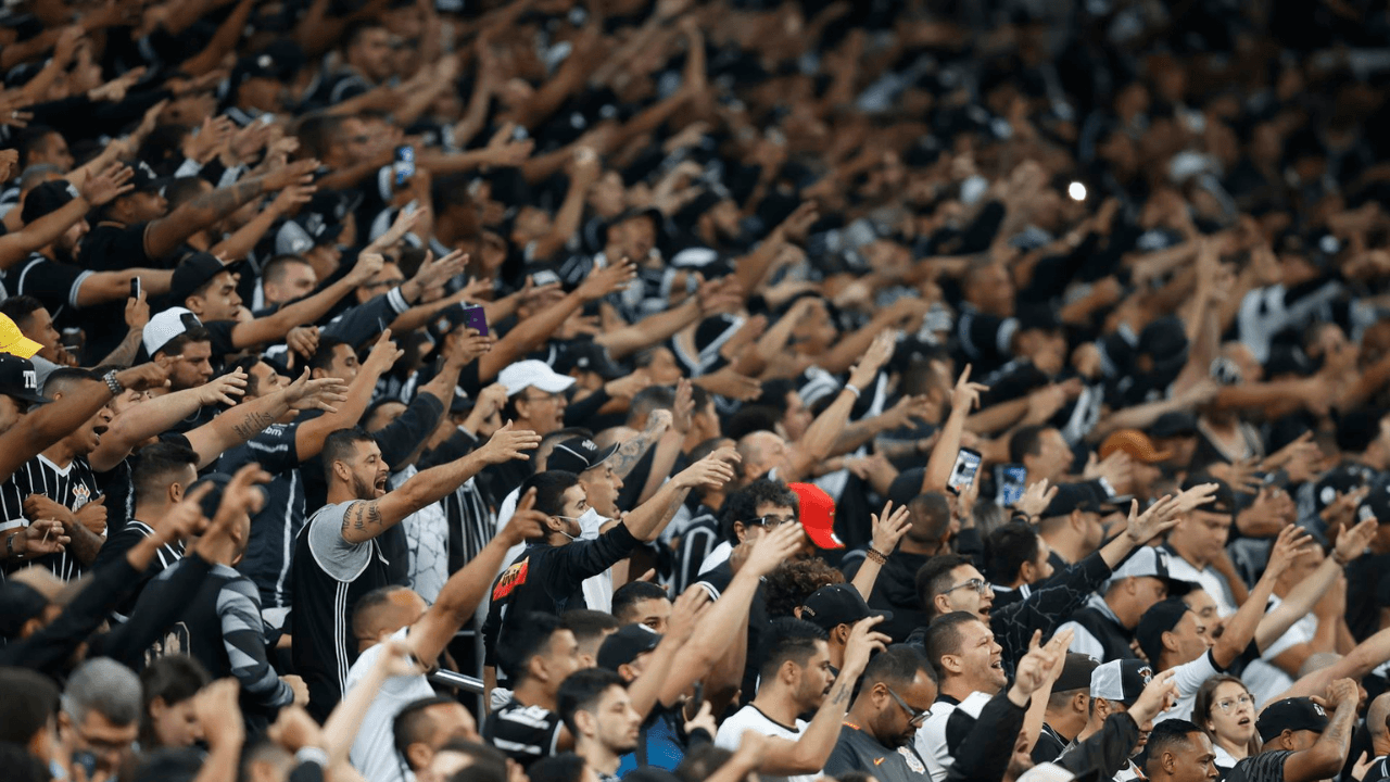 Torcida do Corinthians.