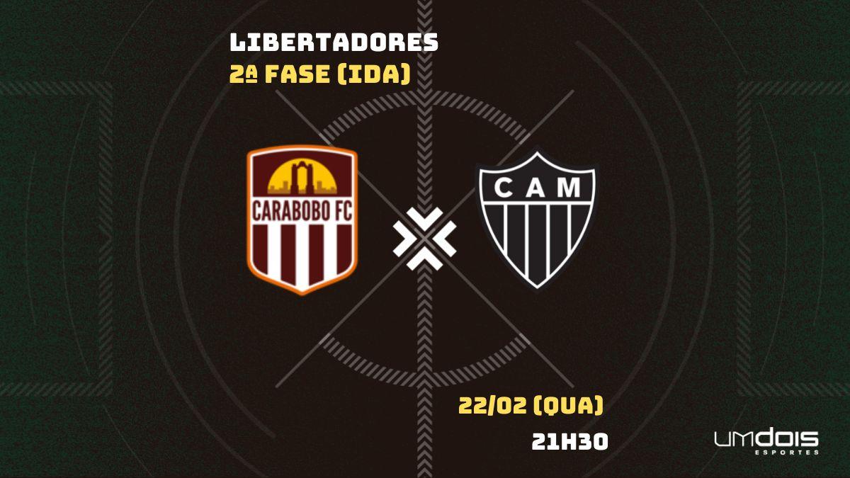 Atlético-MG 3 x 1 Carabobo, jogo da Libertadores no Mineirão