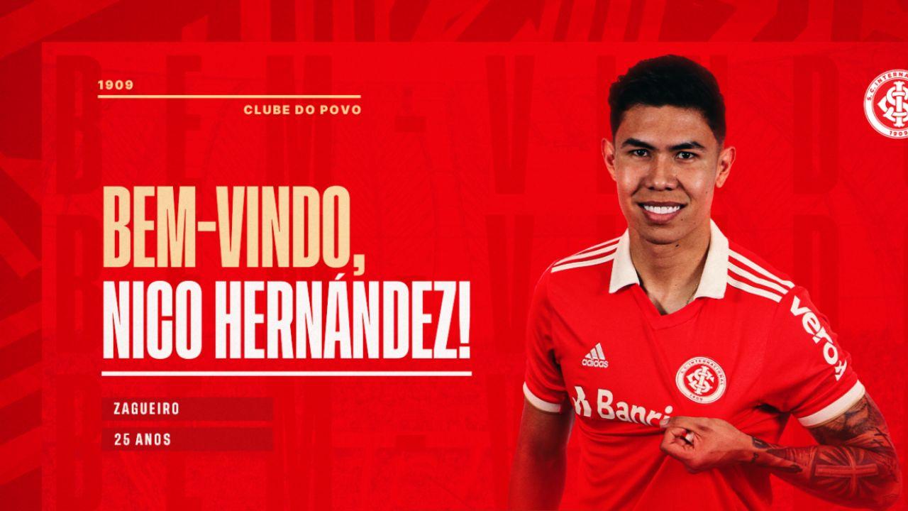 Nico Hernández assinou até o final de 2024 com o Inter
