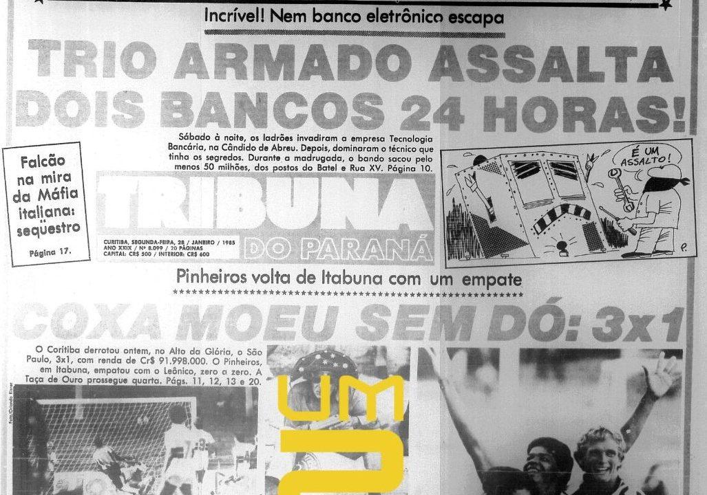  Coritiba 3x1 São Paulo -Brasileiro - 27/1/1985 