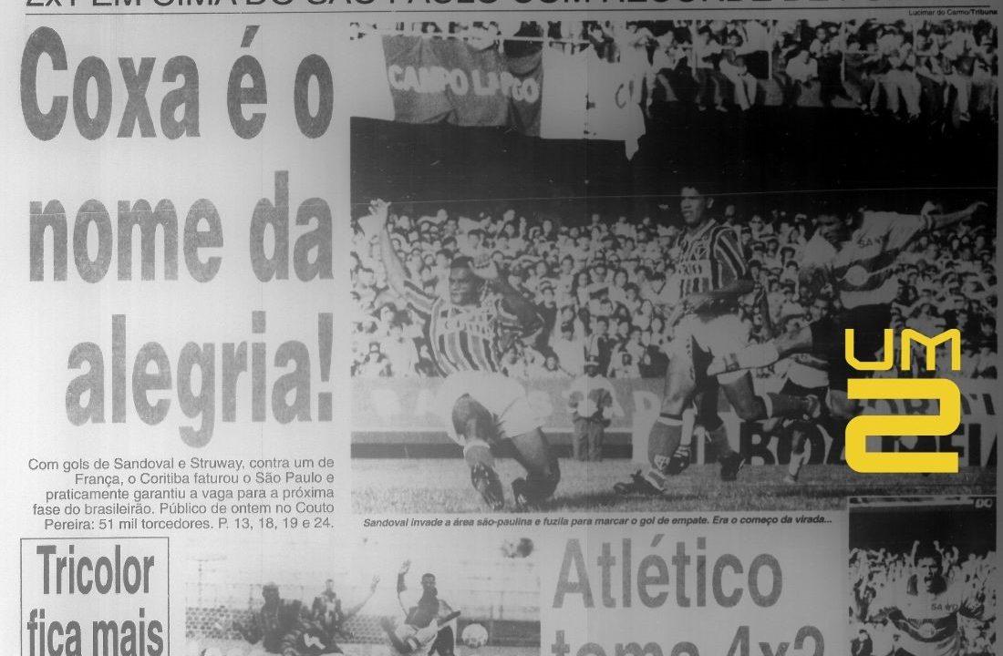  Coritiba 2x1 São Paulo - Brasileirão - 18/10/1998 