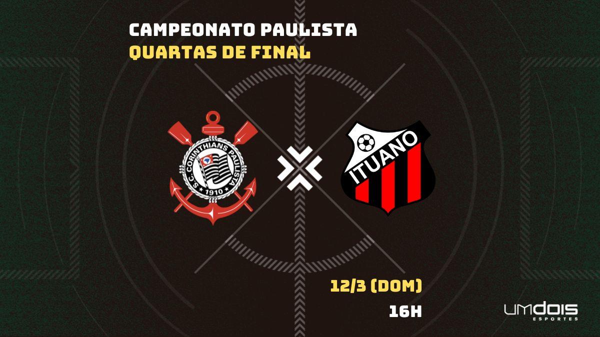 Corinthians ganha duas posições na tabela do Campeonato Paulista