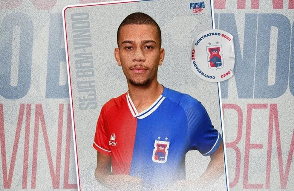 Atacante Lucas Gadelha é a 19ª contratação do Paraná