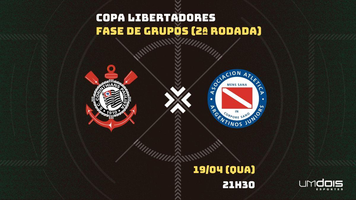 Corinthians x Argentinos Juniors: Escalações prováveis, como assistir, data e horário