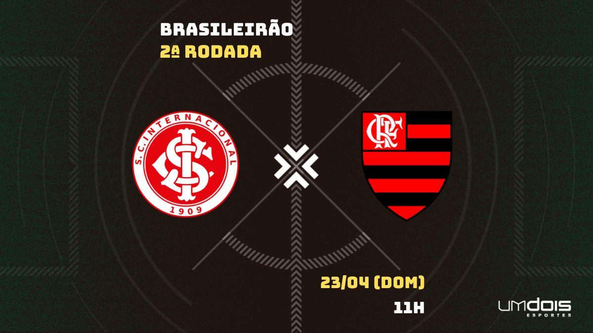 Internacional x Flamengo: Escalações prováveis, como assistir, data e horário