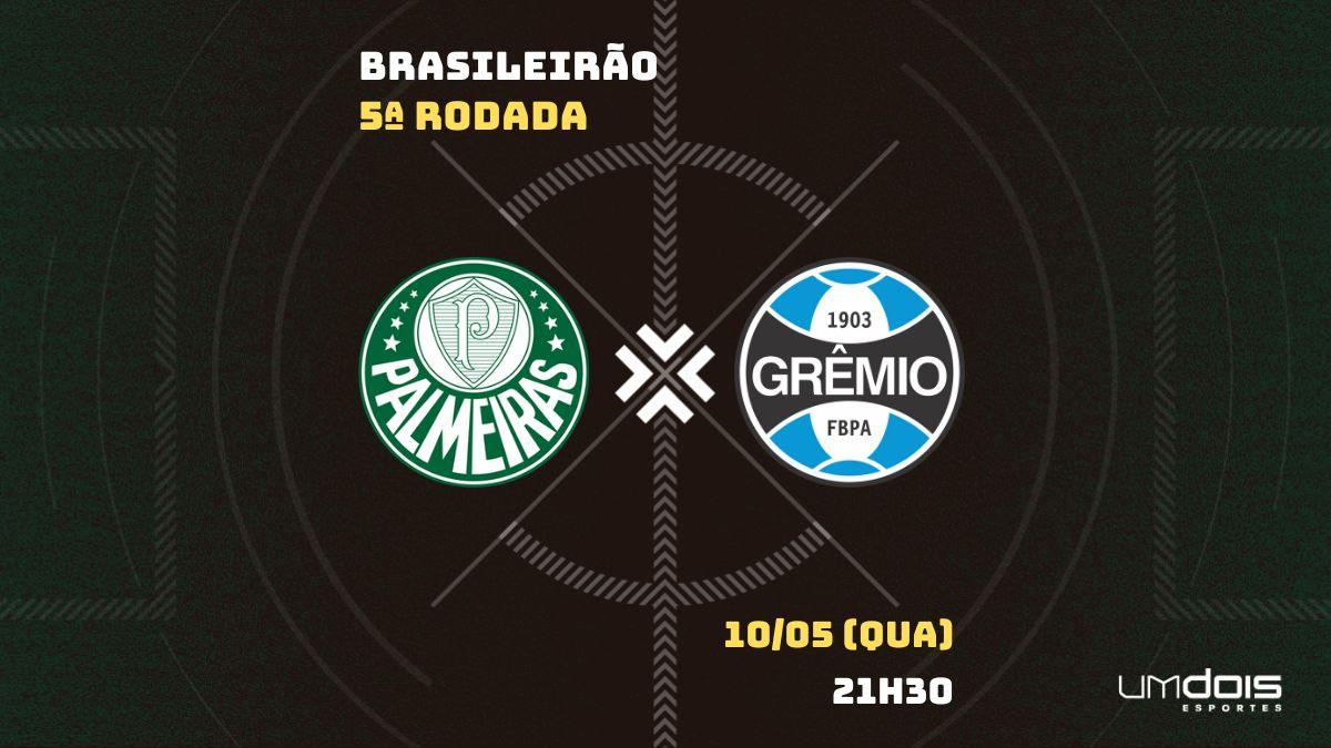 Palmeiras x Grêmio: onde assistir, horário, escalações e arbitragem