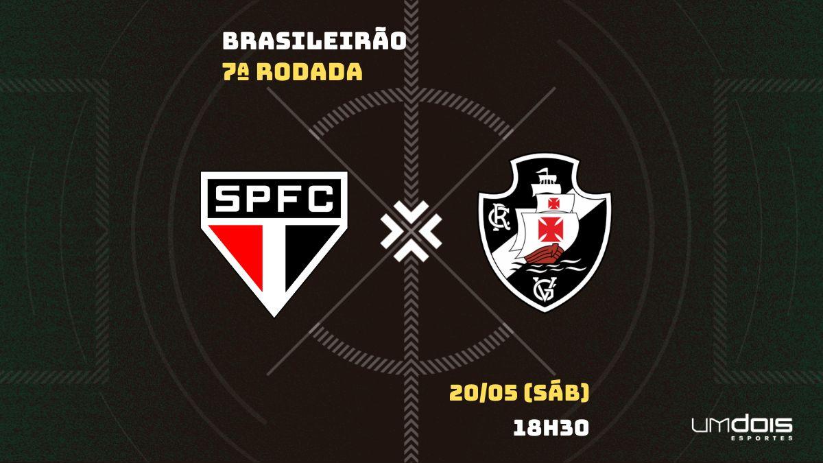 SÃO PAULO X VASCO TRANSMISSÃO AO VIVO DIRETO DO MORUMBI - CAMPEONATO  BRASILEIRO 2023 7ª RODADA 