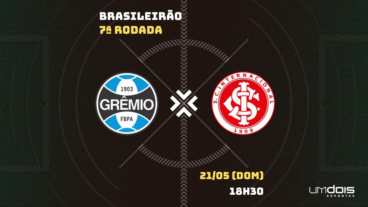 Grêmio x Internacional: onde assistir, horário, escalações e arbitragem