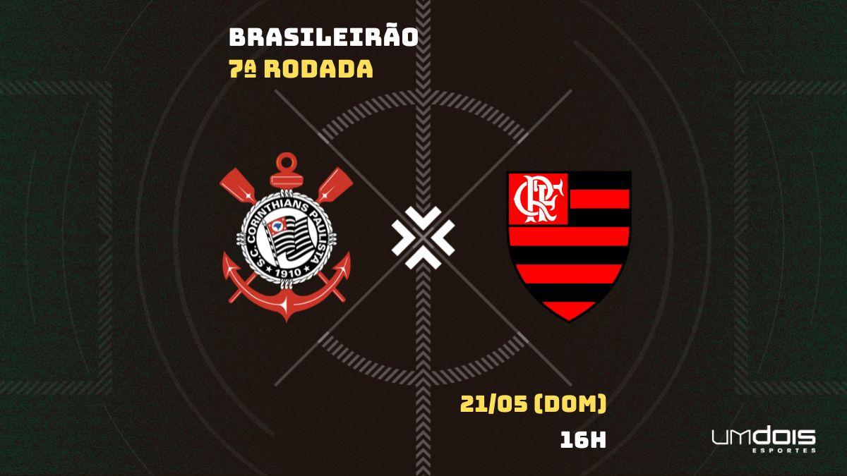 Flamengo x Corinthians: onde assistir, horário, escalações e arbitragem